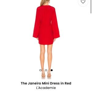 The Janeiro Mini Dress in Red